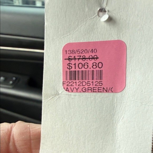 Adelyn Rae Green and Navy Lace Dress - Picture 3 of 6